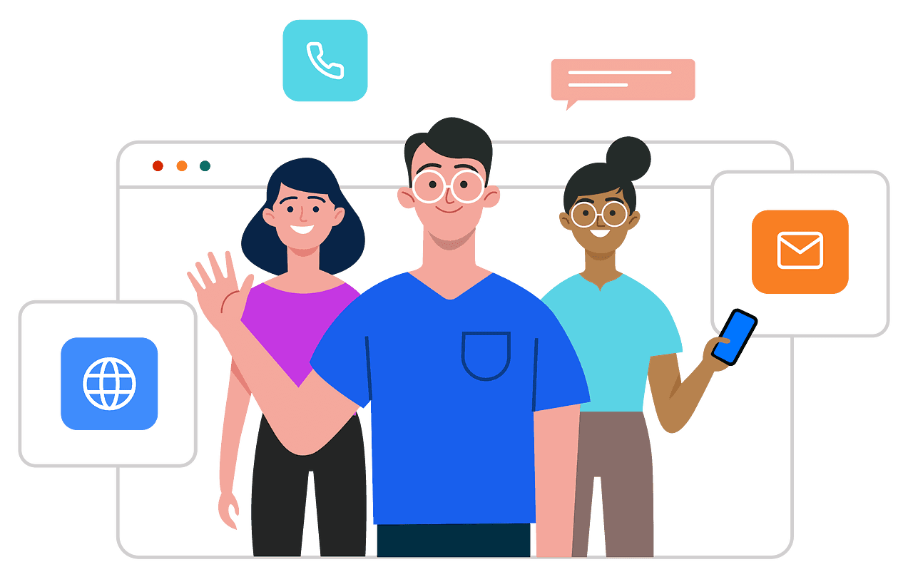 Contact Illustration