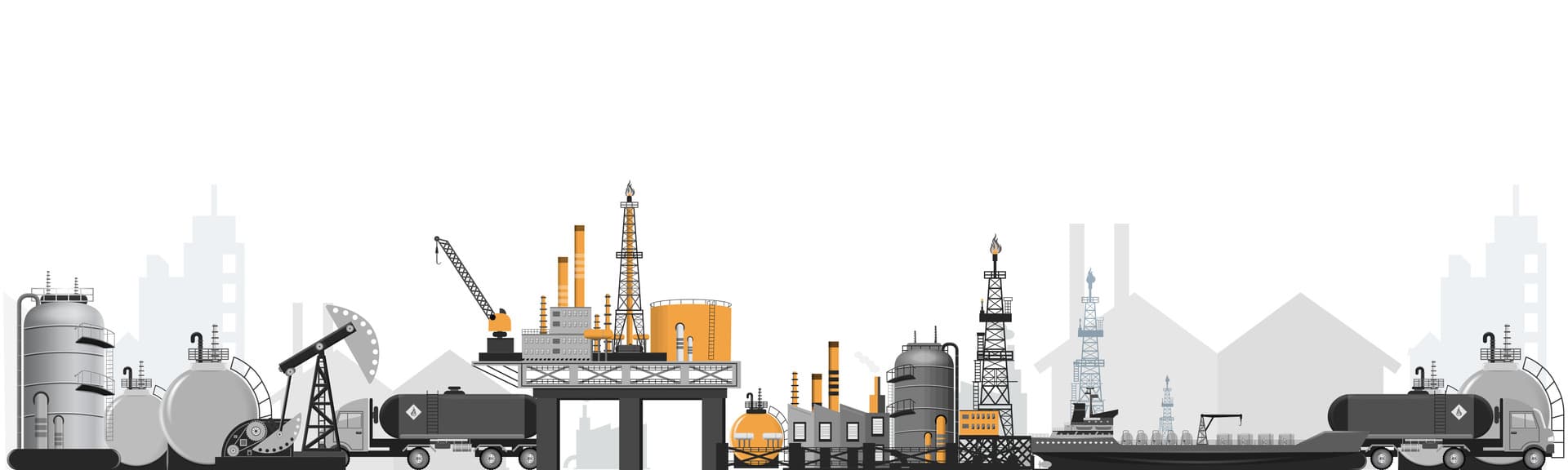 Oil industry infrastructure